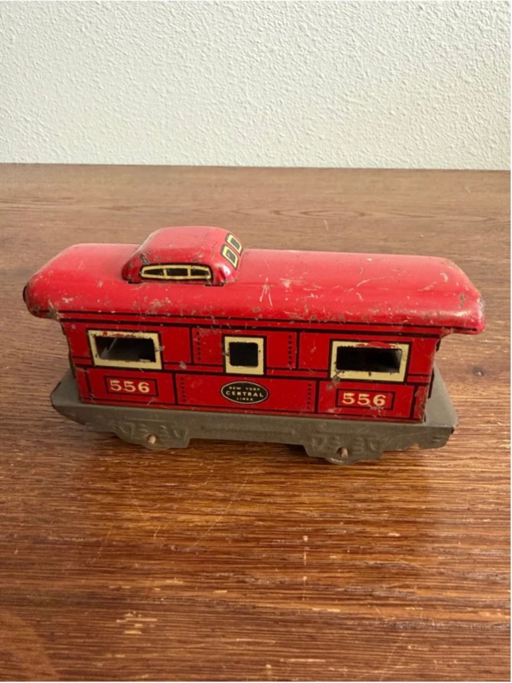 Vintage Marx 556 Caboose New York Central Lines Tin Litho Train Car O Gauge